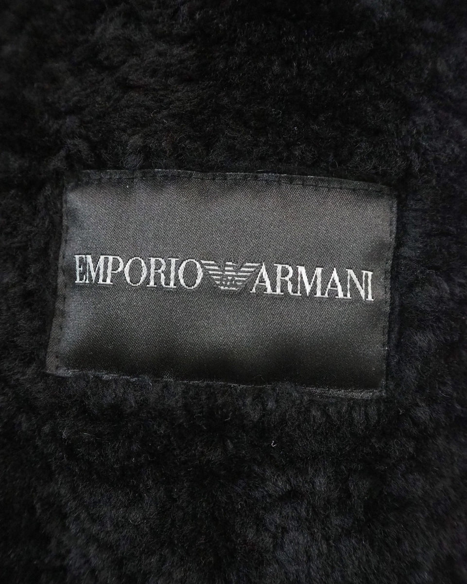 ジャケット・アウター SS2008 EMPORIO ARMANI Leather Jacket AW2008 Emporio Armani Brown Lamb Leather Jacket – Dolce Vita Hub