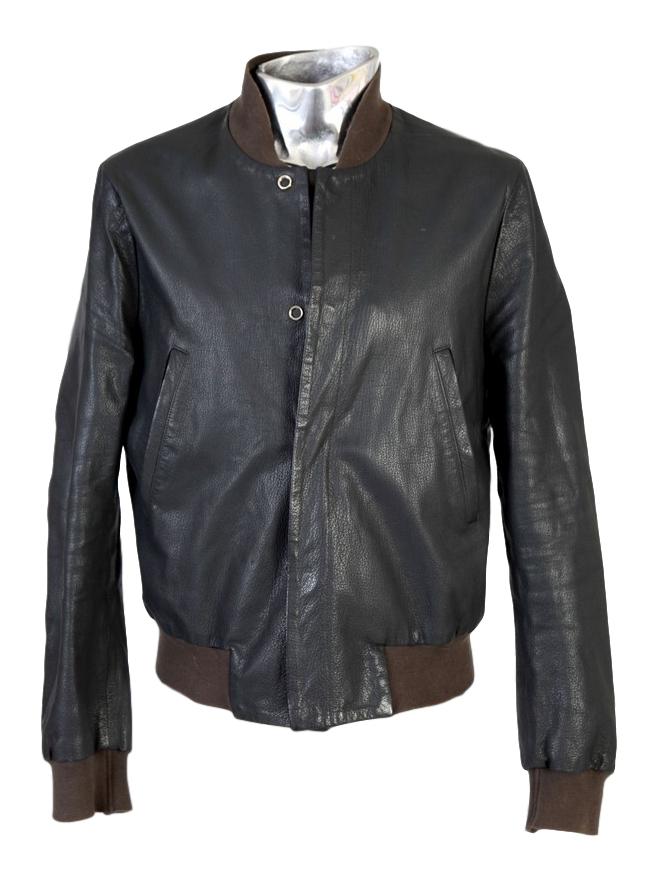 Men's Paul Smith Leather Bomber Jacket - atemporali