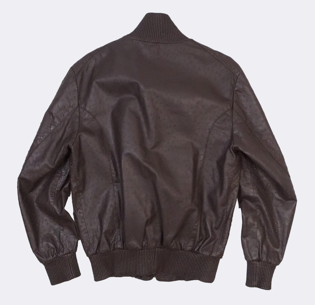Men's Billionaire Italian Couture Leather Bomber Jacket
