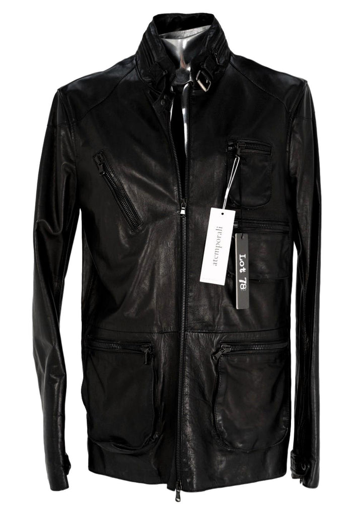 Men's Lot 78 Calfskin Leather Jacket - atemporali