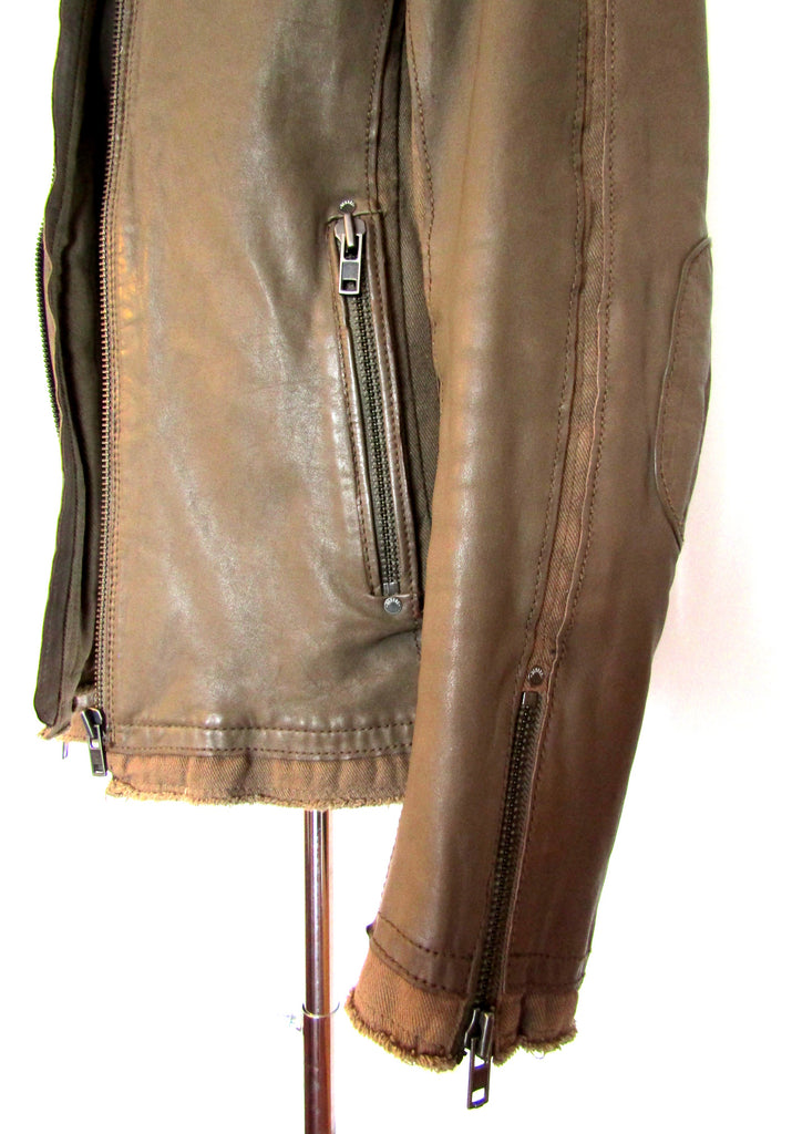 diesel lambskin leather jacket