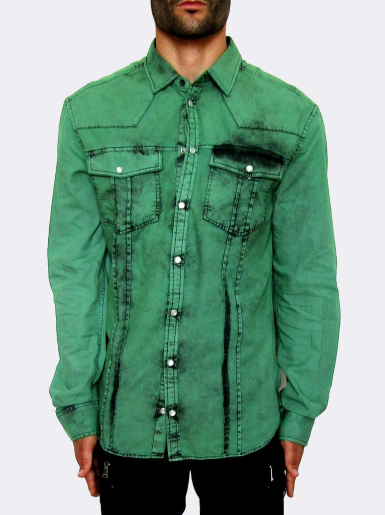Green Western Shirt