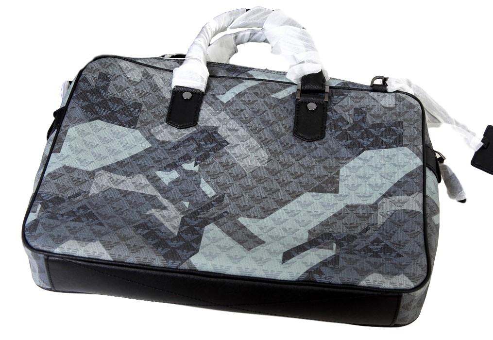 Men's Emporio Armani Camouflage Leather Bag - atemporali
