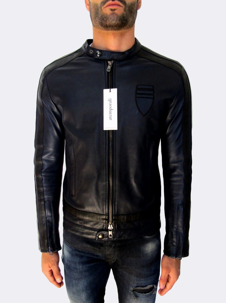 Lystripe Sheepskin Leather Jacket