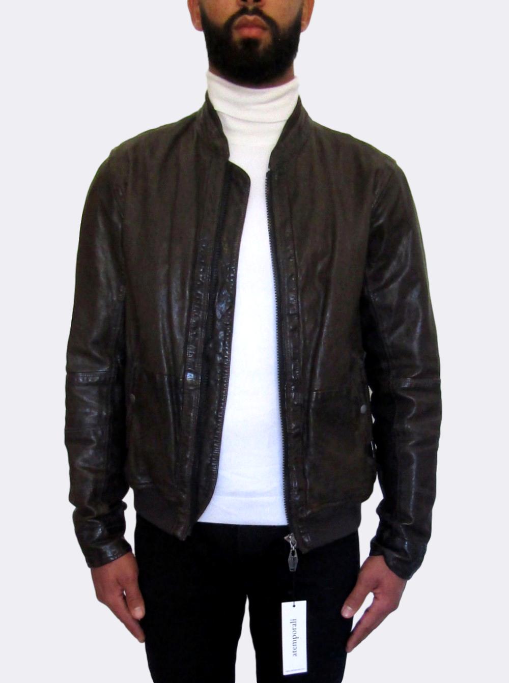 All saints collide leather jacket top