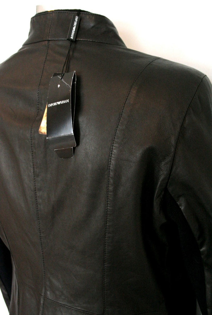 Giorgio armani hot sale leather jacket