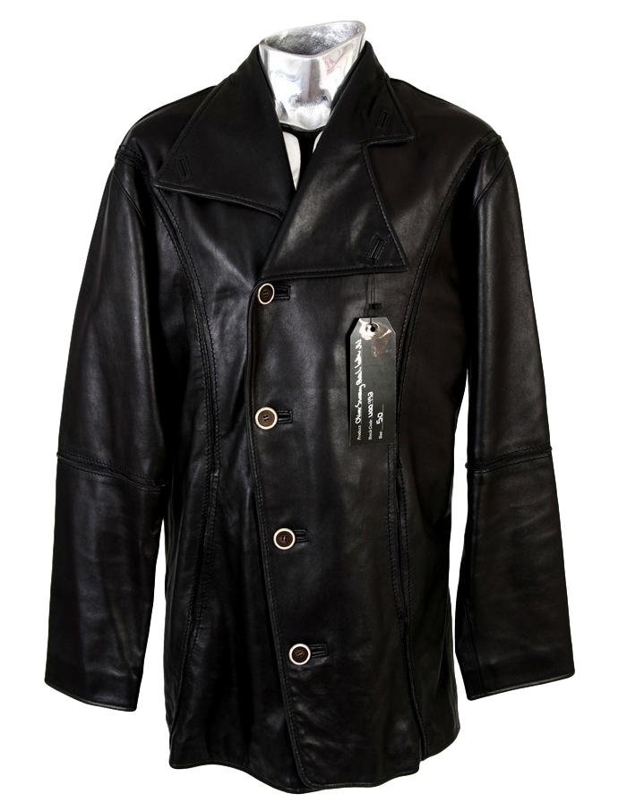 Men's Oliver Sweeney Leather Blazer Jacket - atemporali