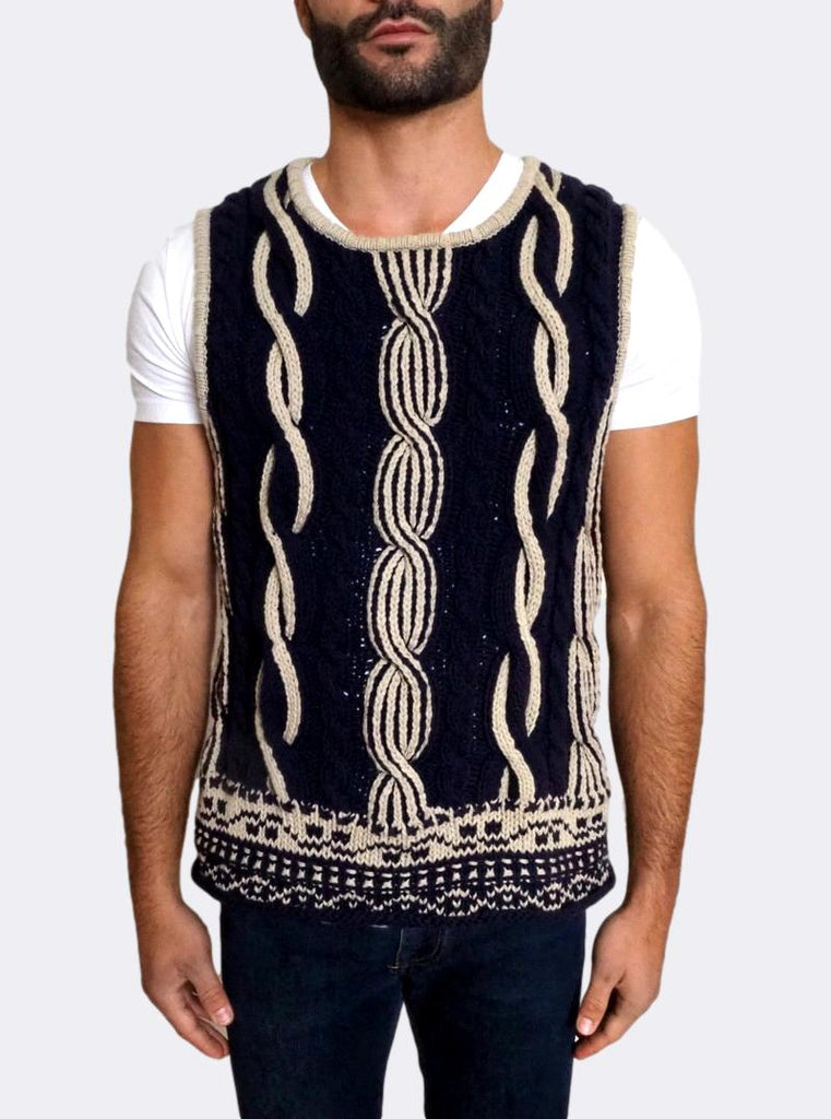 Cotton Knitted Heavy Gilet