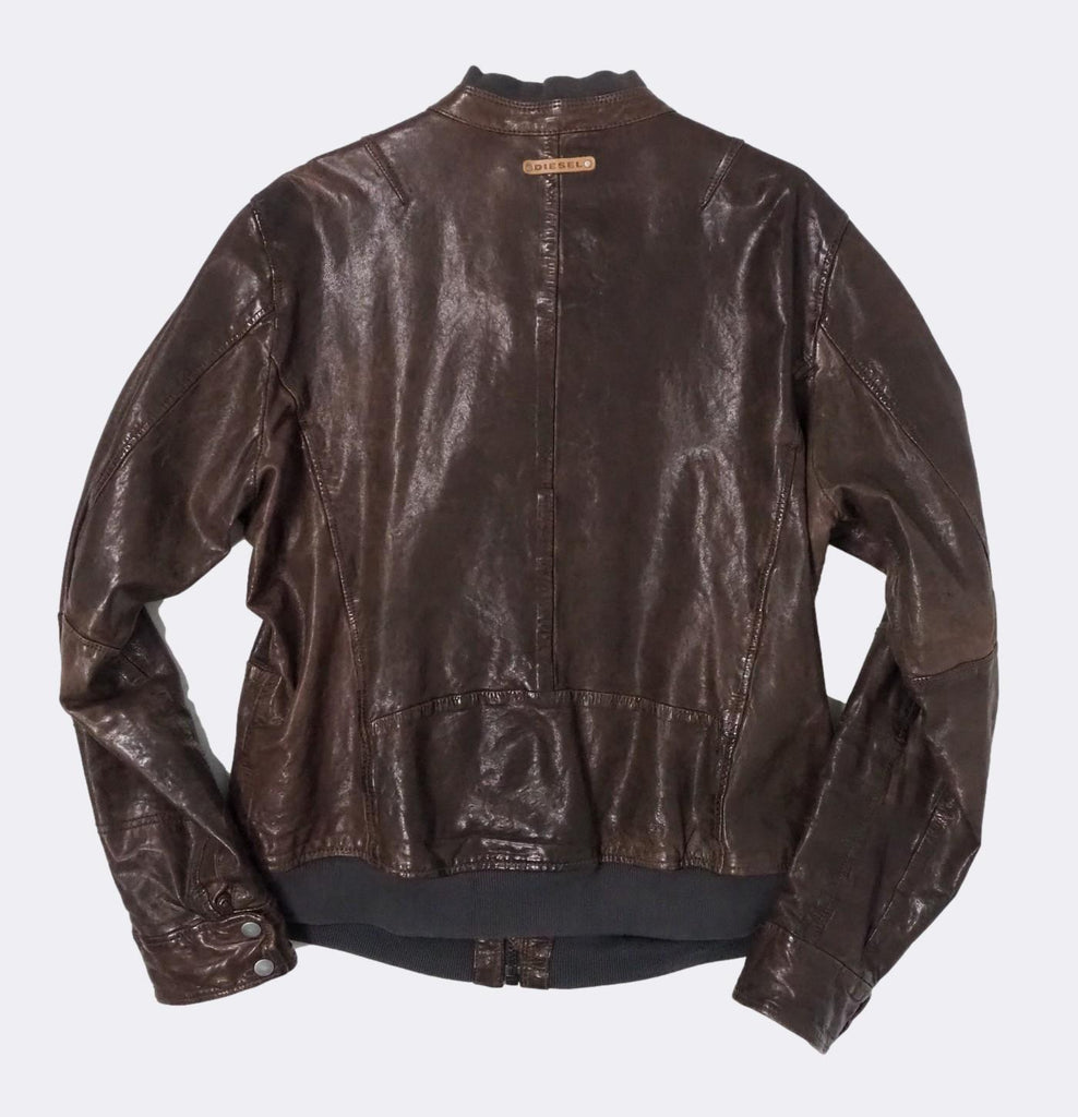 Puma Leather Jacket Size XL Leather Jacket Vintage Retro