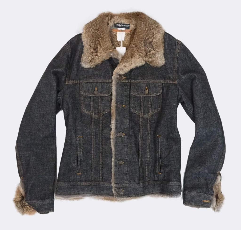 Dolce and online gabbana fur jacket