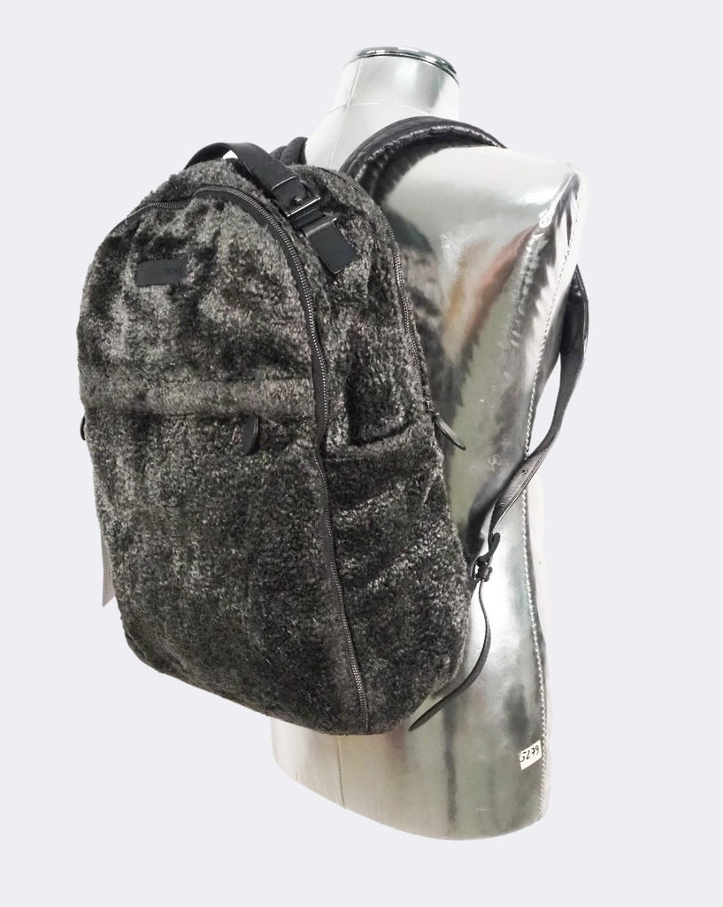 Bull Leather & Fur Backpack