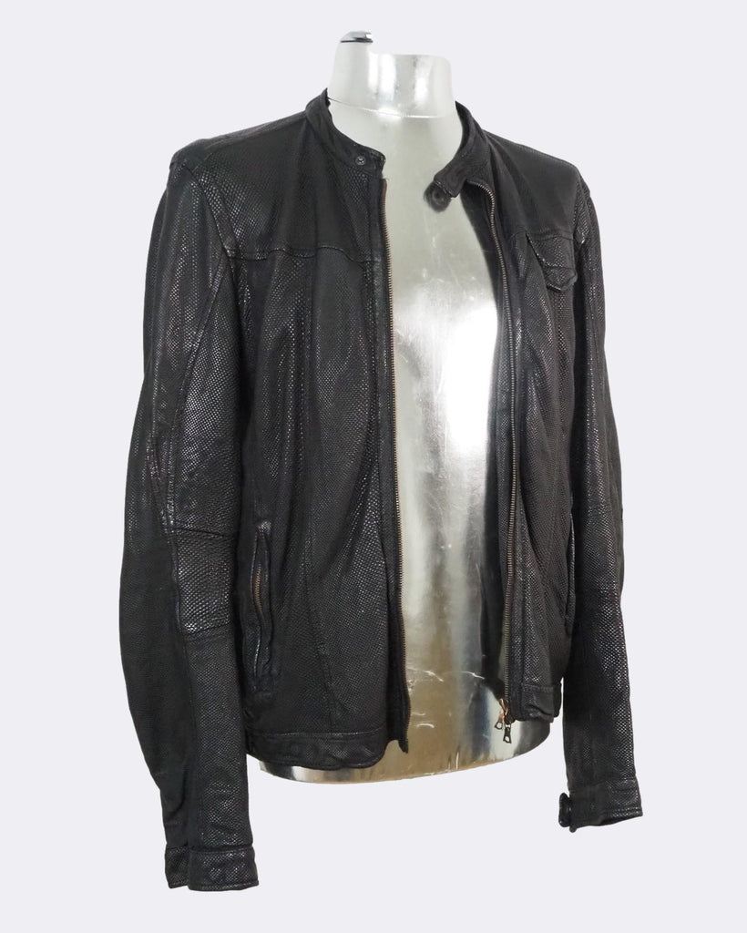 All saints collide leather jacket clearance