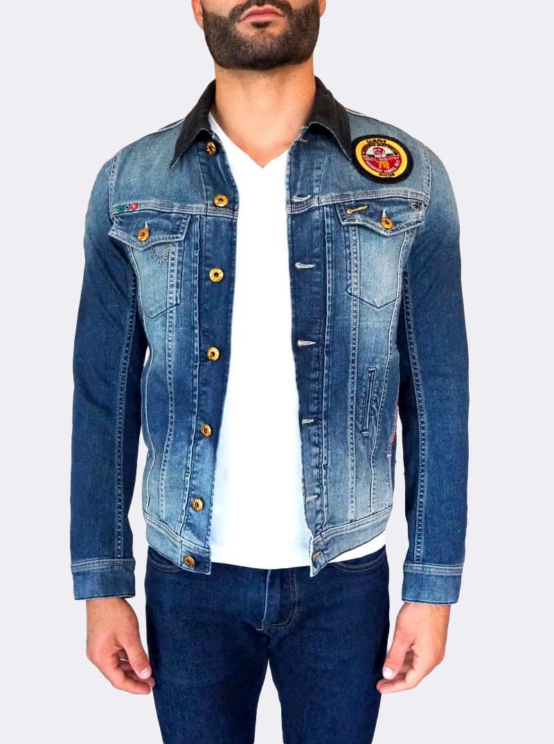 ジャケット・アウター DIESEL Damage Denim Chester coat 22-23AW ジャケット・アウター DIESEL Damage Denim Chester coat 22-23AW