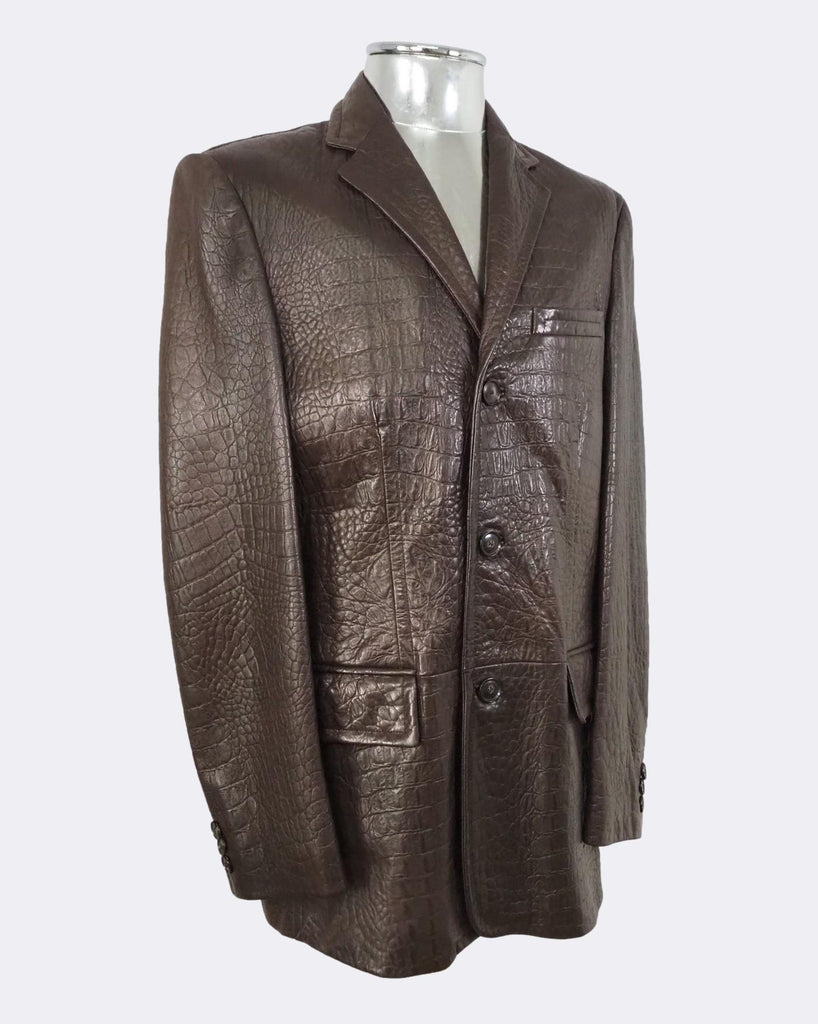 Stafford leather blazer online