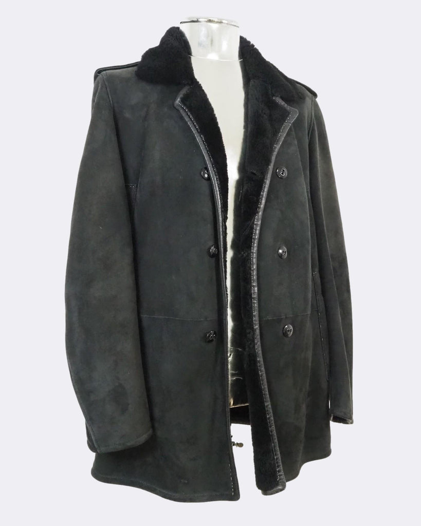 Hugo boss sheepskin shop coat