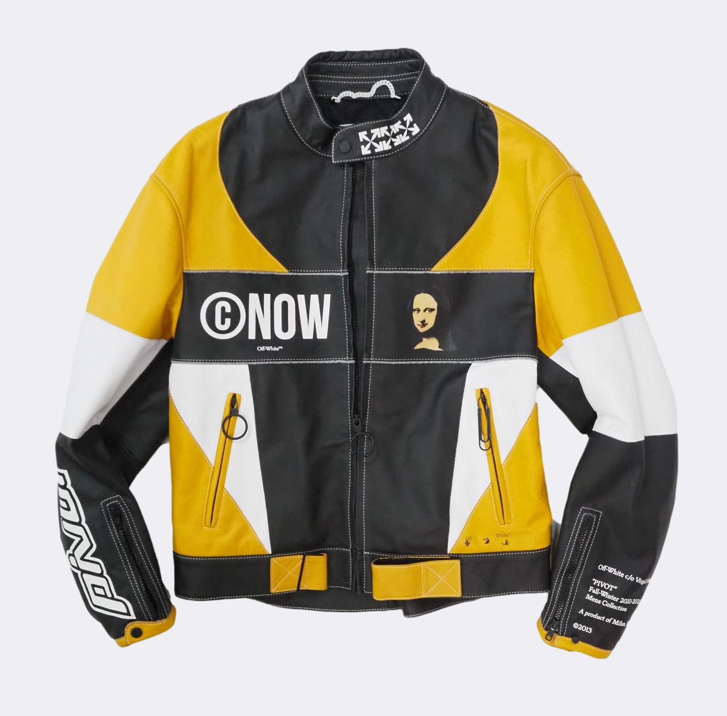 Yellow black and outlet white jacket