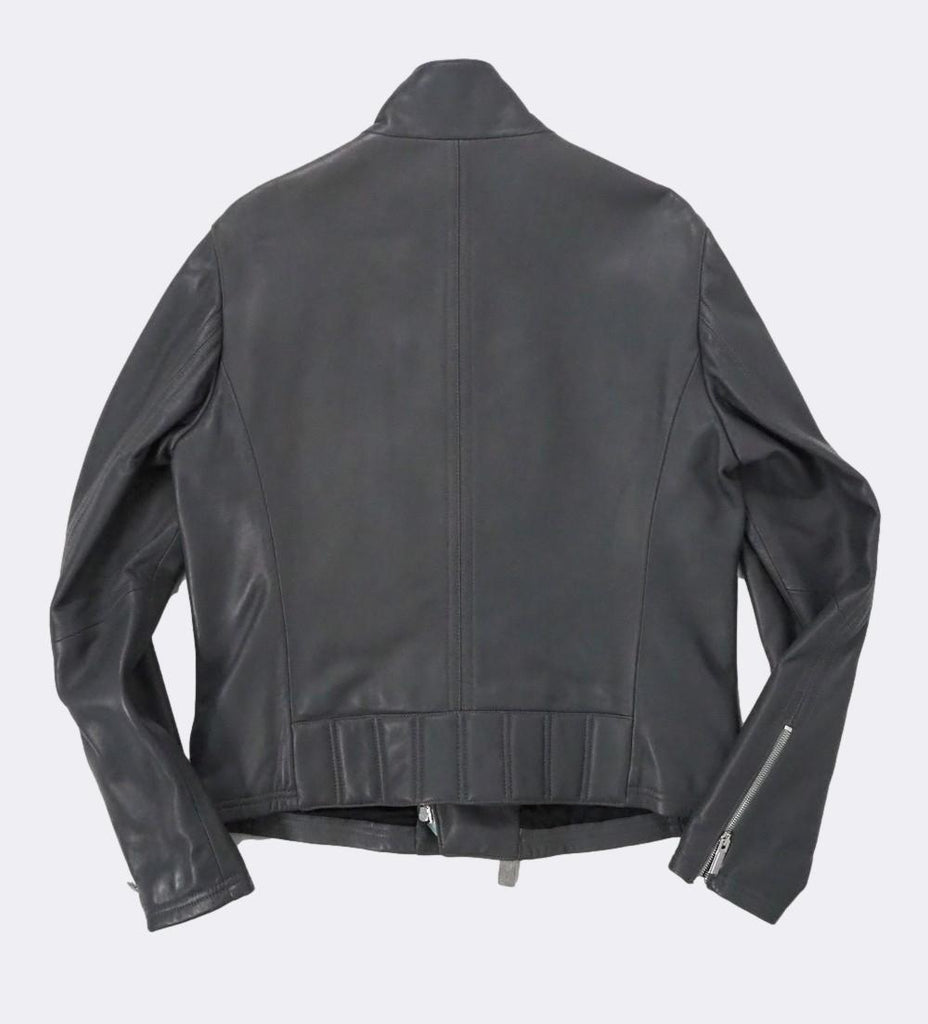 EMPORIO ARMANI DoubleZip Leather Blouson-